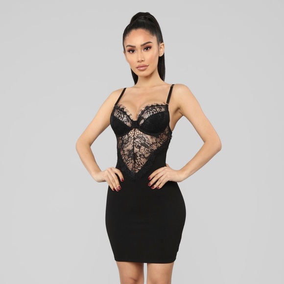 Feelings With You Lace Mini Dress